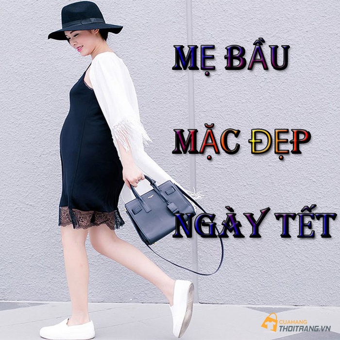 Thời trang bà bầu: Chọn đồ sành điệu cho bà bầu chơi Tết